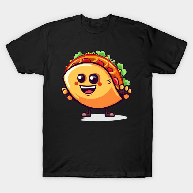 kawaii Taco T-Shirt cute potatofood T-Shirt by nonagobich